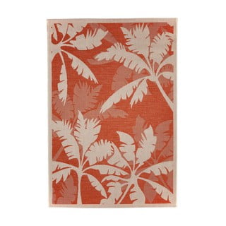 Pomarańczowo-beżowy dywan odpowiedni na zewnątrz Floorita Palms, 135x190 cm