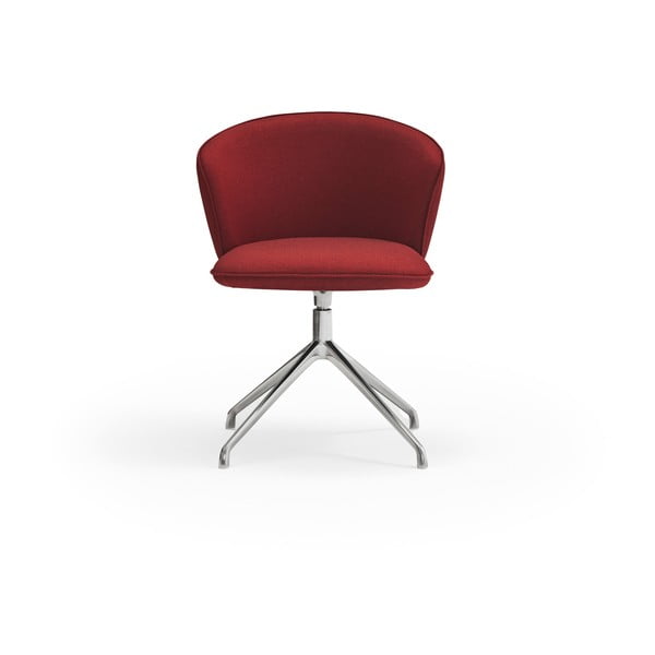 Bordowe tapicerowane fotele jadalniane zestaw 2 szt. Add – Teulat