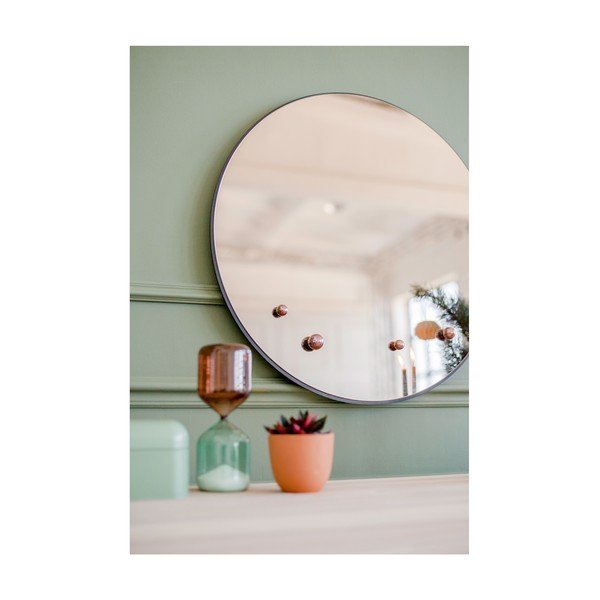 Lustro w brązowym kolorze EMKO Dew, ø 70 cm-image-1