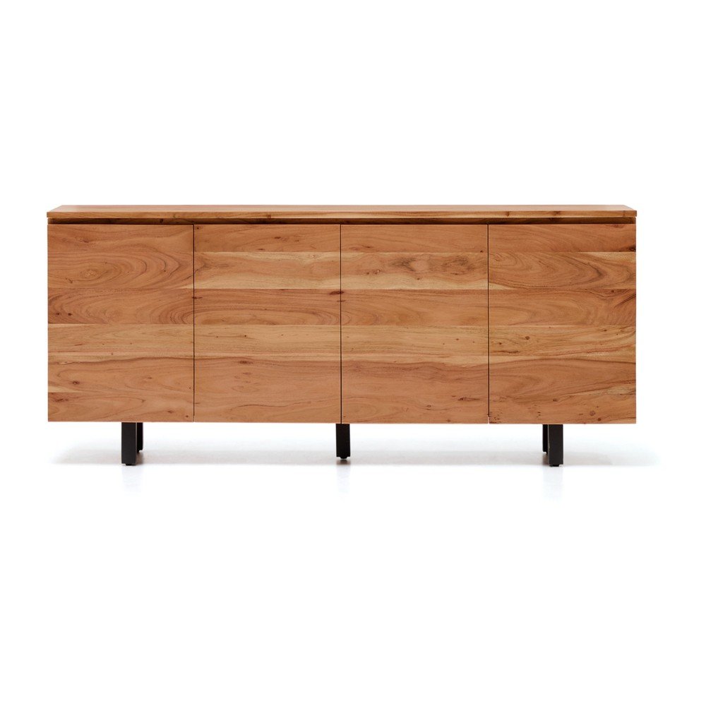 Komoda z litego drewna akacjowego w naturalnym kolorze 200x88x40 cm Uxue – Kave Home