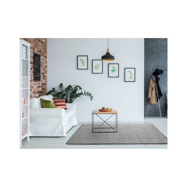 Szary dywan Universal Liso Plata, 60x120 cm-image-1