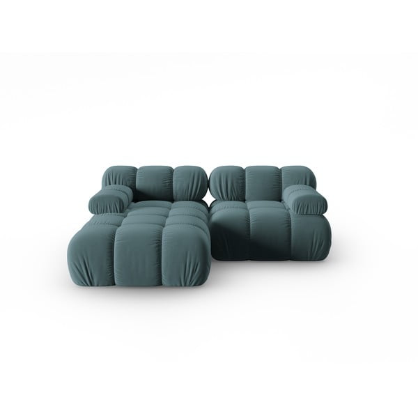 Morska aksamitna sofa 191 cm Bellis – Micadoni Home