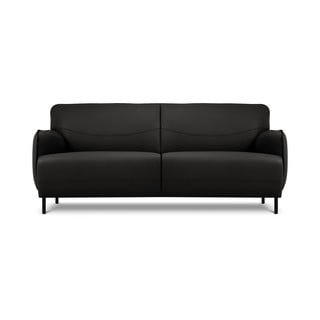 Czarna skórzana sofa Windsor & Co Sofas Neso, 175x90 cm