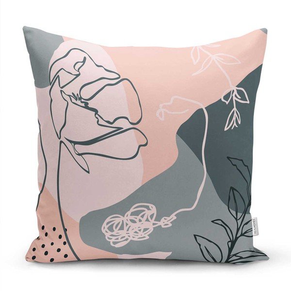 Zestaw 4 dekoracyjnych poszewek na poduszki Minimalist Cushion Covers Draw Art, 45x45 cm-image-3
