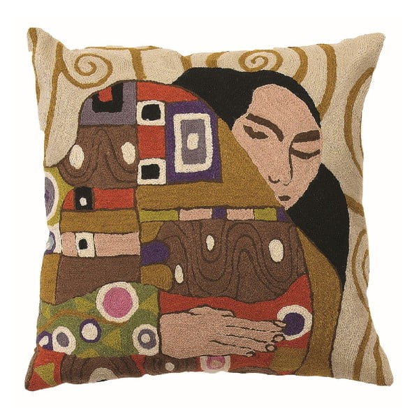 Poszewka na poduszkę Klimt The Embrace, 45x45 cm