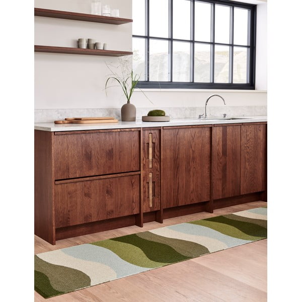 Zielony chodnik odpowiedni na zewnątrz 70x200 cm Urvi Woods – Pappelina-image-3