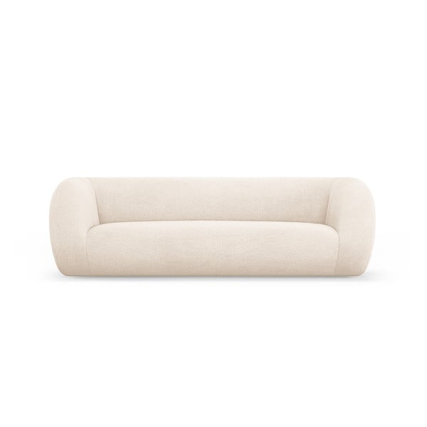 Kremowa sofa z materiału bouclé 230 cm Essen – Cosmopolitan Design