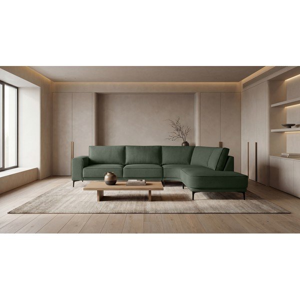 Narożnik (prawostronny) w kolorze khaki Copenhagen – Scandic-image-1