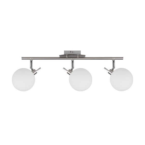 Lampa sufitowa w kolorze srebra ze szklanym kloszem 12x62 cm Ghost – Candellux Lighting