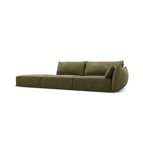 Zielony szezlong (prawostronny) Vanda – Mazzini Sofas-image-2
