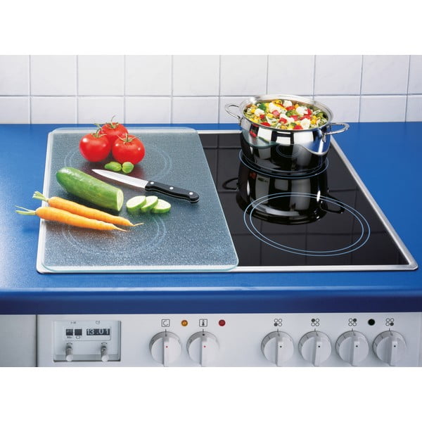 Zestaw 2 szklanych płyt na kuchenkę Wenko Transparent-image-1