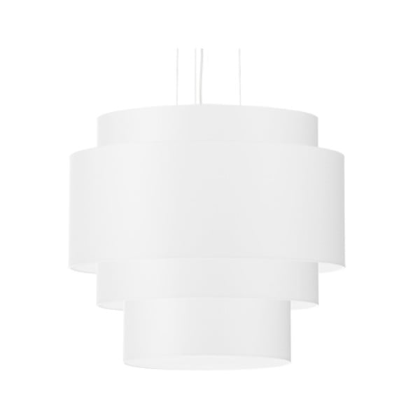Biała lampa wisząca Nice Lamps Elber, ø 50 cm