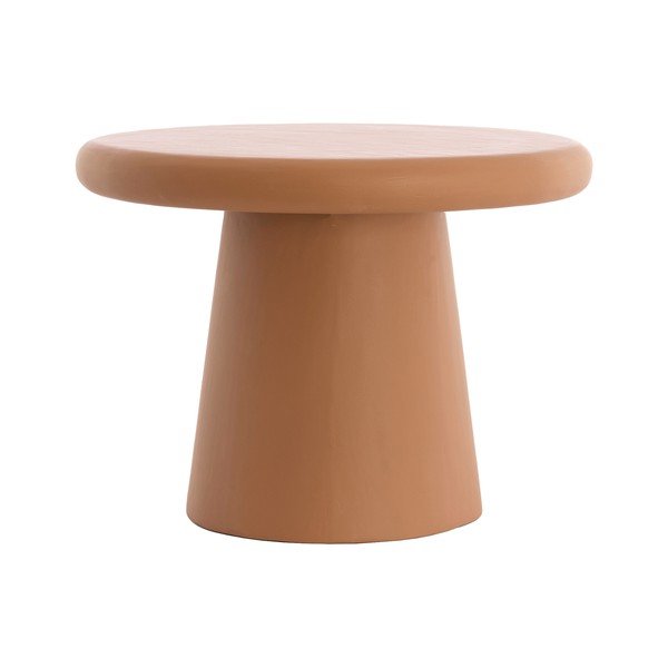 Okrągły stolik w kolorze terakoty ø 60 cm Kulona – Light & Living