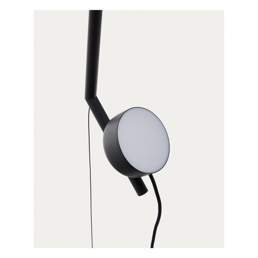 Czarna lampa stojąca LED ze ściemniaczem (wysokość 339 cm) Orey – Kave Home (zdjęcie 5)