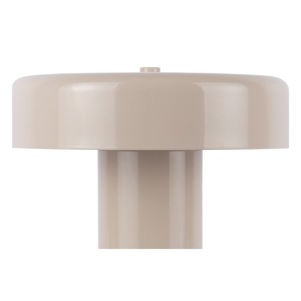 Beżowa metalowa lampa stołowa (wysokość 26 cm) Riqueza Palo – Leitmotiv (zdjęcie 4)