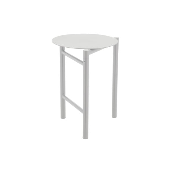 Biały metalowy stołek Disc – Zone