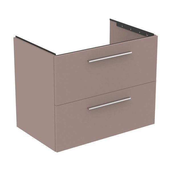 Szarobeżowa wisząca szafka pod umywalkę 80x63 cm i.Life B – Ideal Standard-image-3