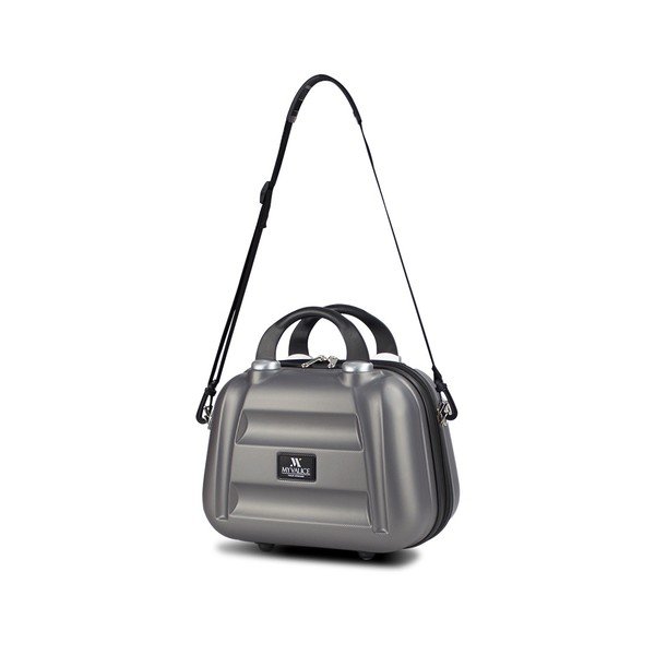 Szary kuferek podróżny My Valice SMART BAG LASSO Make Up & Hand Suitcase-image-1