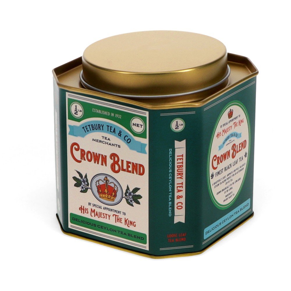 Metalowy pojemnik na herbatę Crown Blend – Rex London