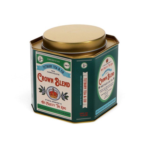 Metalowy pojemnik na herbatę Crown Blend – Rex London