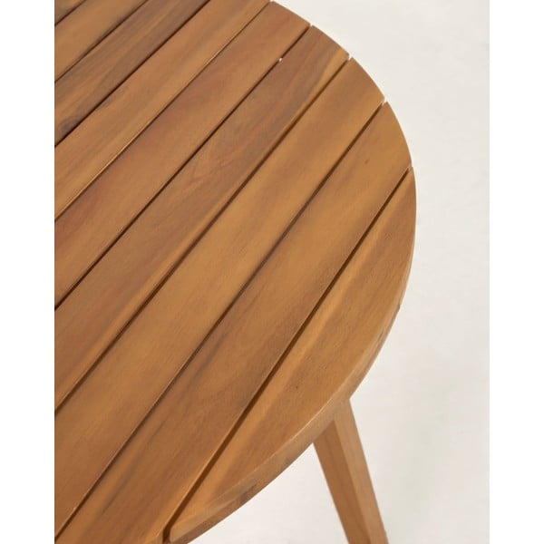 Stół ogrodowy z drewna akacji Kave Home Vilma, ø 90 cm-image-3