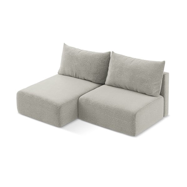 Jasnoszary rozkładany/ze schowkiem narożnik (lewostronny) Kalena – Makamii-image-2