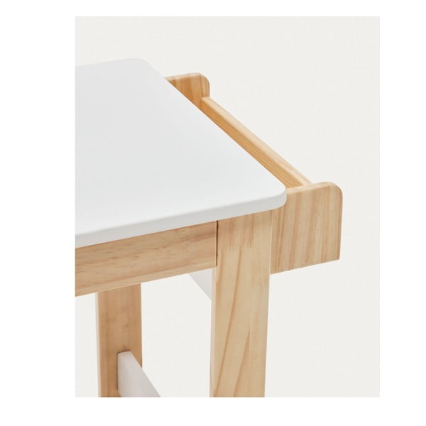 Biurko dziecięce z białym blatem 40x77 cm Serwa – Kave Home-image-4