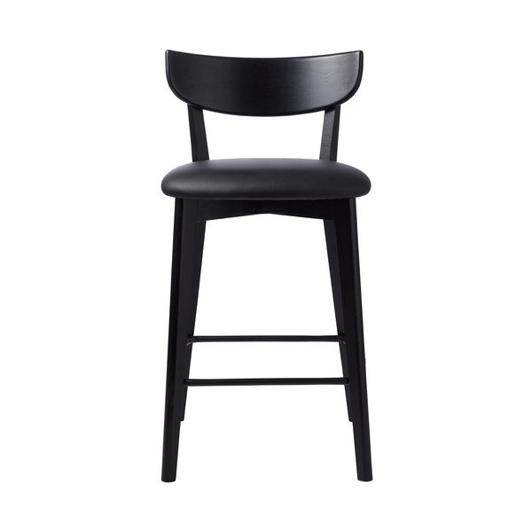 Czarny hoker (wysokość siedziska 67 cm) Pero – Unique Furniture-image-1