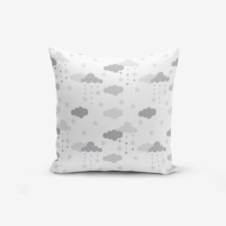 Poszewka na poduszkę z domieszką bawełny Minimalist Cushion Covers Grey Clouds, 45x45 cm