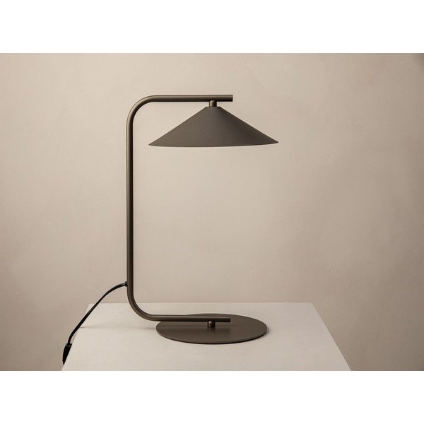 Brązowa metalowa lampa stołowa (wysokość 42 cm) Nocte – Micadoni -image-2