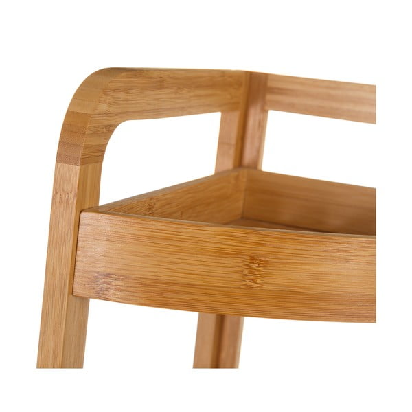 Bambusowy regał narożny trzypiętrowy Casa Selección Bamboo-image-2