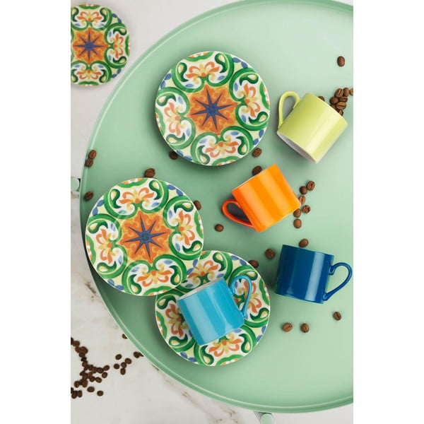 Porcelanowe filiżanki zestaw 4 szt. 0.1 l – Hermia-image-1