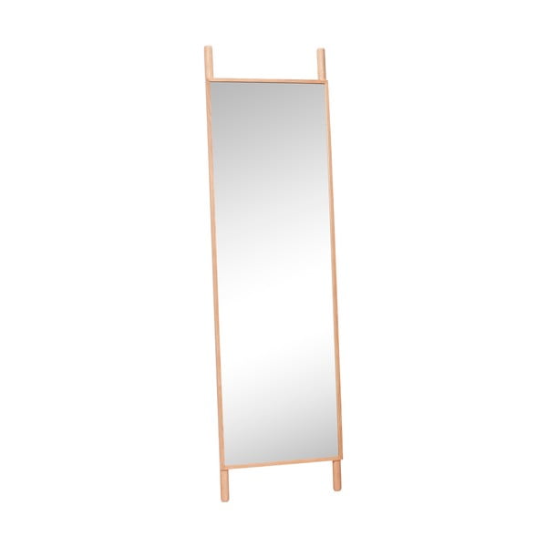 Lustro z drewnianą ramą stojące 53x188 cm Lean – Hübsch