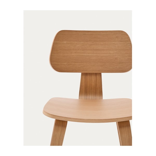 Krzesło w dekorze dębu w naturalnym kolorze Gena – Kave Home-image-3