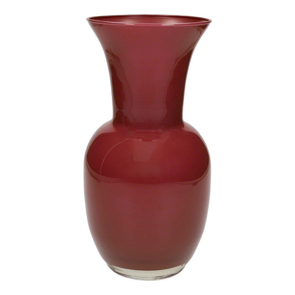 Czerwony szklany wazon (wysokość 26 cm) – Brandani