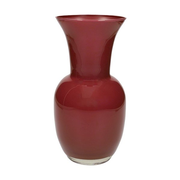 Czerwony szklany wazon (wysokość 26 cm) – Brandani