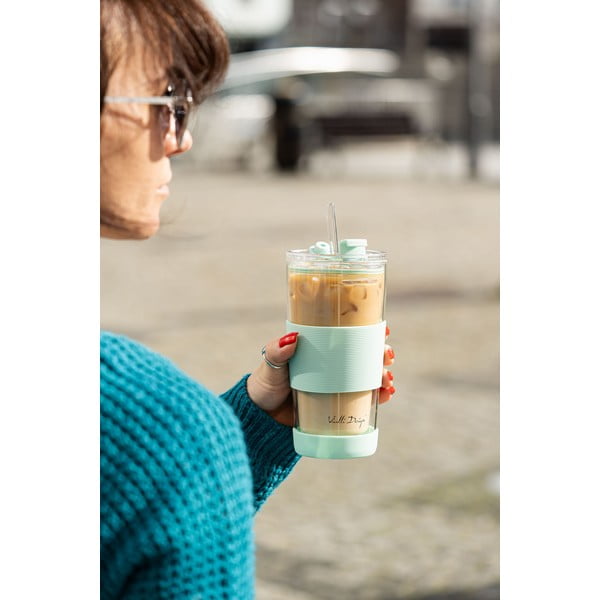 Miętowy kubek termiczny 600 ml Fuori – Vialli Design-image-2