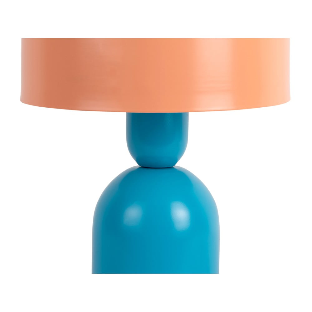 Niebieska/pomarańczowa lampa stołowa (wysokość 24 cm) Double Funky – Leitmotiv (zdjęcie 3)