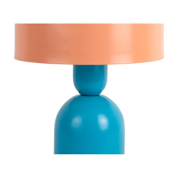 Niebieska/pomarańczowa lampa stołowa (wysokość 24 cm) Double Funky – Leitmotiv-image-2
