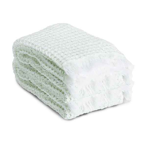 Ręcznik Whyte 65 x 100 cm, biało-miętowy