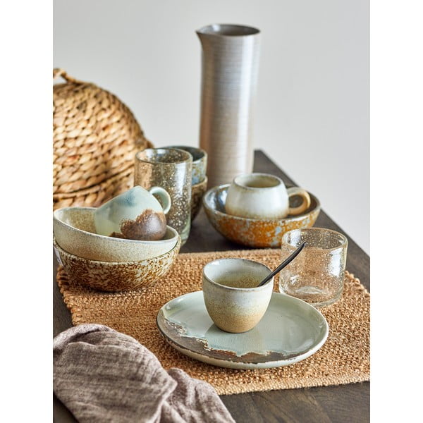 Kamionkowy zestaw talerzy 12 szt. Paula – Bloomingville-image-1