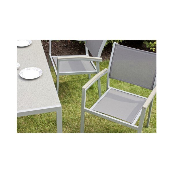 Szary fotel ogrodowy Grace – Garden Pleasure-image-4