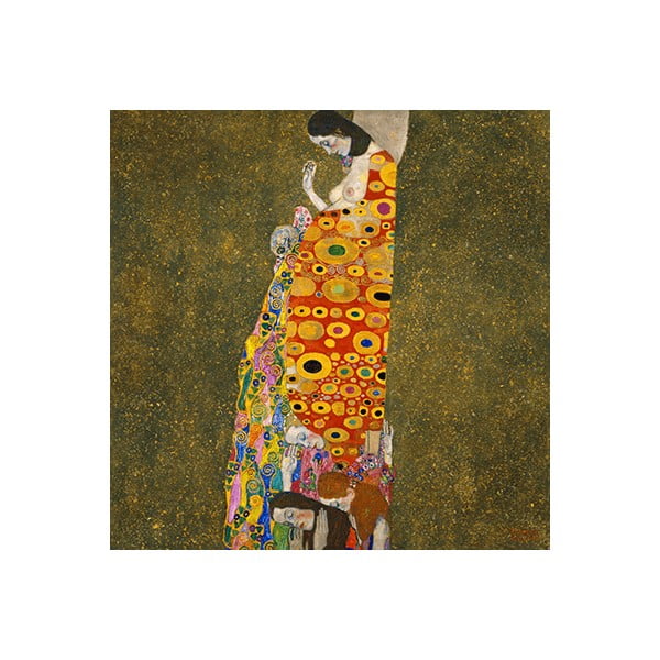 Reprodukcja obrazu Gustava Klimta - Hope II, 55x55 cm