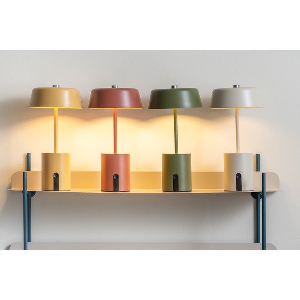 Metalowa lampa stołowa LED w kolorze ochry (wysokość 22,5 cm) Elemental LED – Leitmotiv-image-2