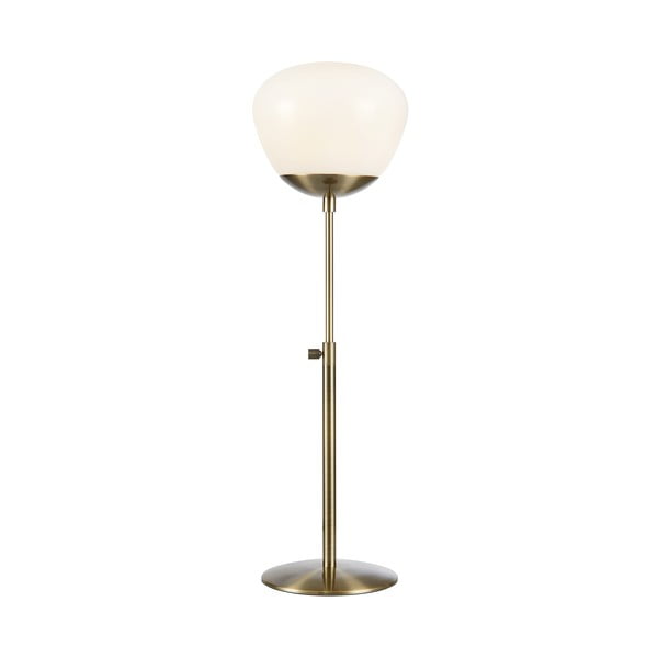 Lampa stołowa w kolorze brązu i bieli (wysokość 60 cm) Rise – Markslöjd