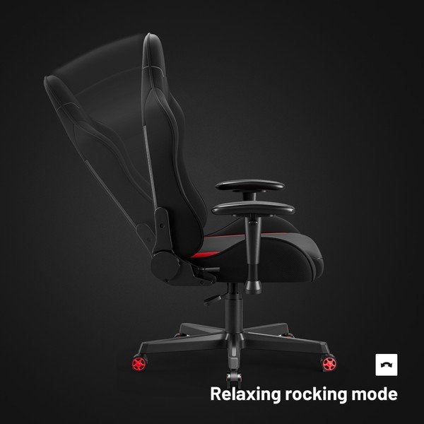 Czarny fotel gamingowy X-Starter – Diablo Chairs-image-1