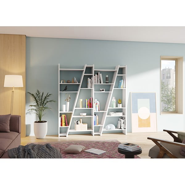 Biały regał matowy TemaHome Delta-image-1