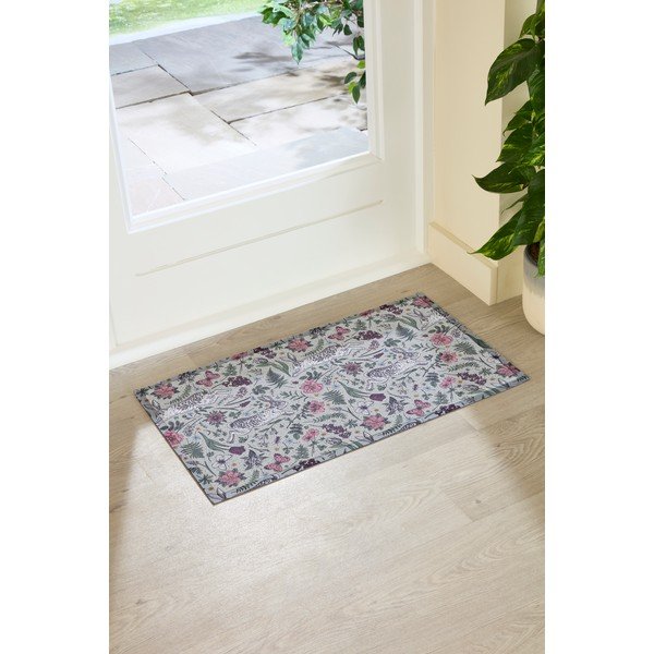 Wycieraczka z PVC 40x70 cm Hare Wildflowers – Artsy Doormats-image-2