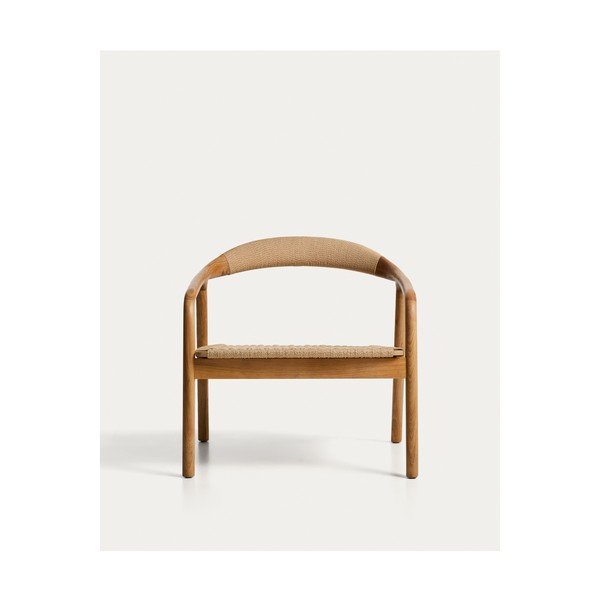 Fotel drewniany/bez obicia w naturalnym kolorze Derile – Kave Home-image-4