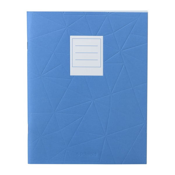 Niebieski notes Polaroid Soft Touch, 23 x 17,7 cm